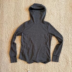 Duluth Grey Fitted performance hoodie